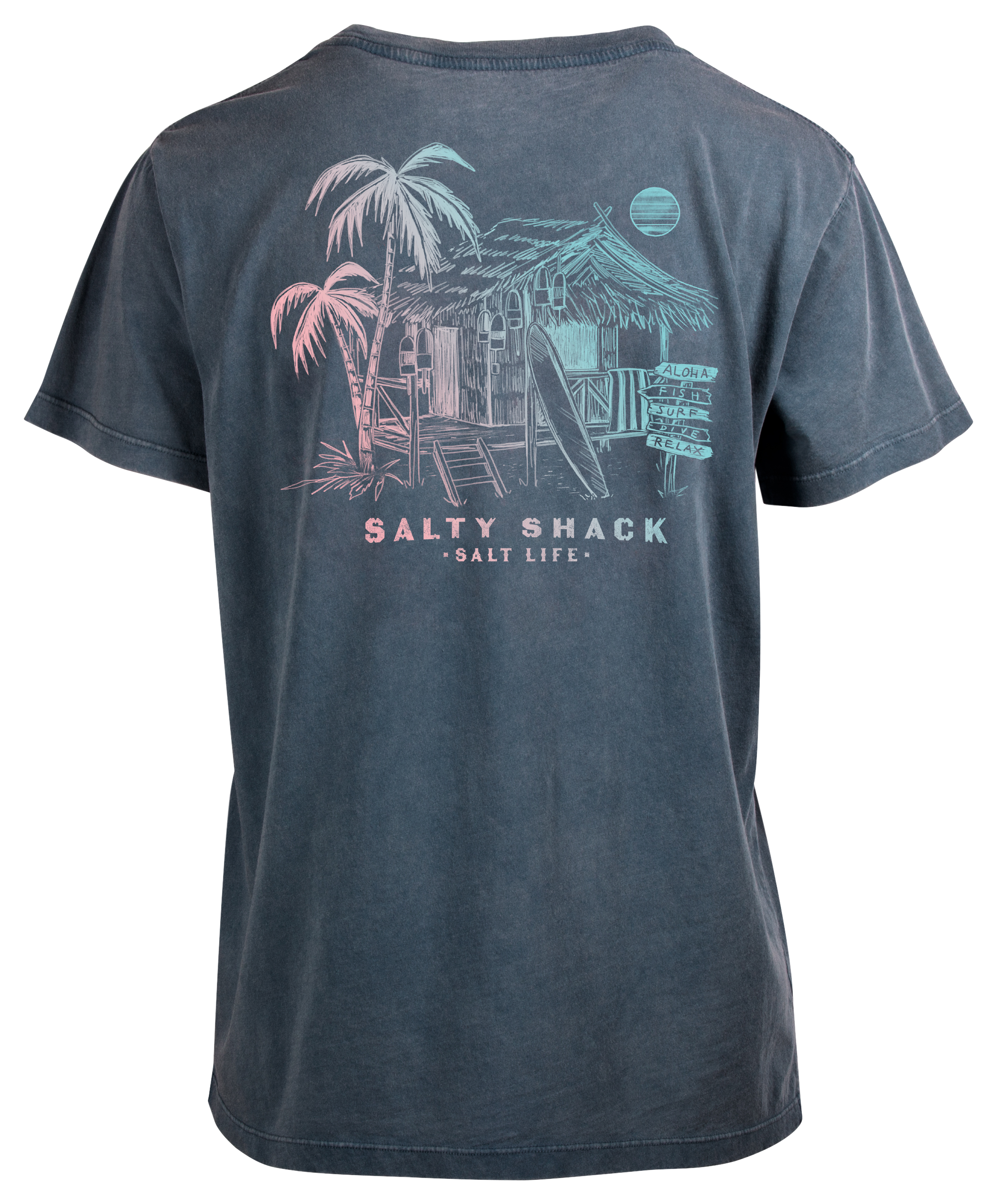 Salt Life Salty Shack Fade Short-Sleeve Pocket Tee for Ladies | Cabela's